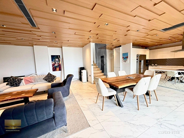 Satılık müstakil villa deniz kenarı manzaralı havuzlu ev plajlı - Görsel 15