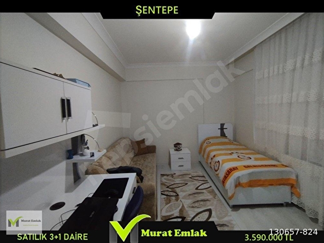 MURAT İNŞAAT EMLAKTAN ŞENTEPE MAHALLESİNDE  SATILIK 178 METREKARE 3+1 DAİRE - Görsel 14