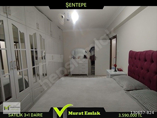MURAT İNŞAAT EMLAKTAN ŞENTEPE MAHALLESİNDE  SATILIK 178 METREKARE 3+1 DAİRE - Görsel 12
