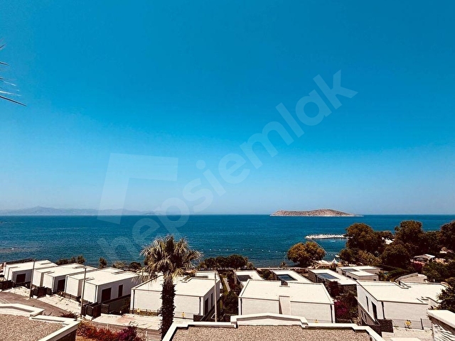 BODRUM GÜMÜŞLÜK TE DENİZ MANZARALI HAVUZLU VİLLA - Görsel 9