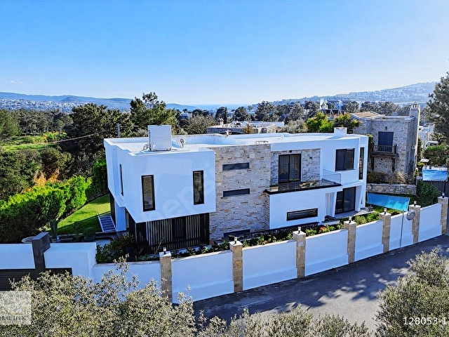 Bodrum Bitez Merkezi Konum Satılık Tam Müstakil 6+1 Villa - Görsel 9