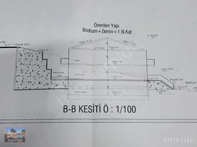 Büyükada Emlaktan 562 m2 Deniz Manzaralı Konut İmarlı Arsa - Görsel 4