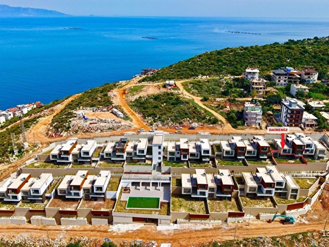 KAYALIK ZEMİNDE DENİZ MANZARALI ULTRA LÜKS BAHÇELİ 3+1 DAİRE - Görsel 2