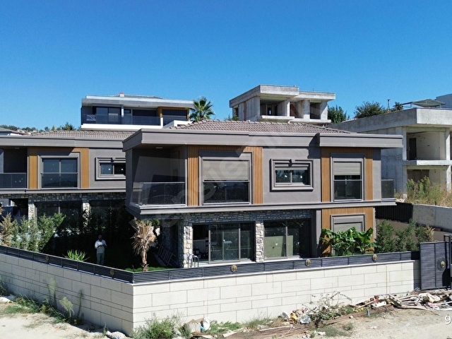 Yaylaköyde Deniz Manzaralı Özel Havuzlu Sıfır Villa - Görsel 11