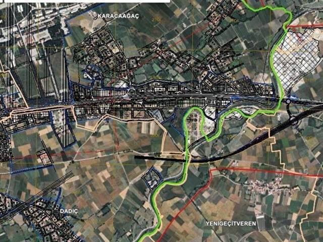 Köyiçi İMARLI 4086m2 VAKIFGEÇİTVEREN KÖYÜNDE ARSA 65M YOL CEPHE - Görsel 3