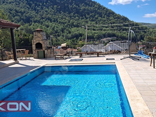 FETHİYE ÜZÜMLÜ MAH.İLKONDAN SATILIK PANORAMİK MANZARALI VİLLA - Görsel 2