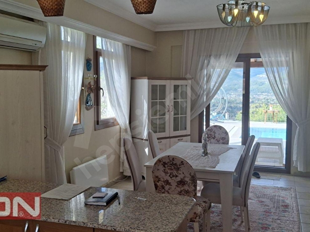 FETHİYE ÜZÜMLÜ MAH.İLKONDAN SATILIK PANORAMİK MANZARALI VİLLA - Görsel 24