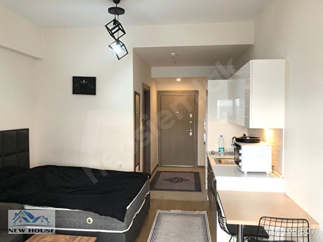 SEMBOL İSTANBUL METROBÜSE YAKIN 1+0 BALKON KİRALIK EŞYALI DAİRE - Görsel 10