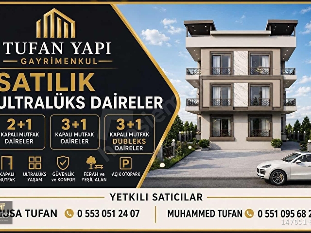 EBEVEYN BANYOLU GENİŞ TERASLI 3+1 SATILIK DUBLEKS
