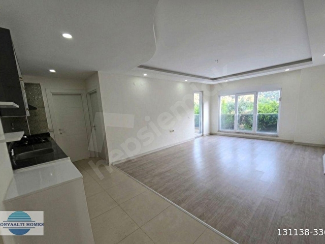 KONYAALTI SARISUDA 1+1GENİŞ DAİRE, KATTA, HAVUZLU, KAPALI OTOPARKLI, DOĞA MANZARALI