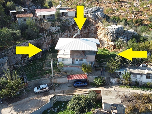 550 M2 ARSA İÇİNDE SATILIK MÜSTAKİL EV ve ARSASI