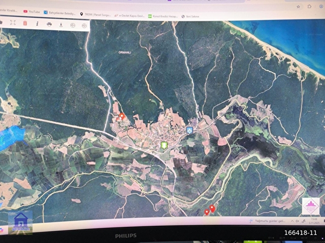 ÇATALCA DA YAPI KAYIT BELGELİ 4150 M2 MUSTAKİL TAPULU ARSA - Görsel 3