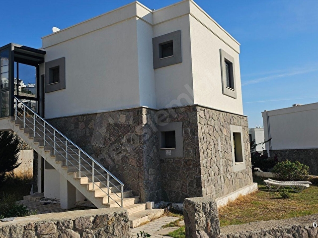 Bodrum Gündoğan Deniz Manzaralı Ferah ve Geniş Bahçeli Kiralık Yeni Ev - Görsel 14