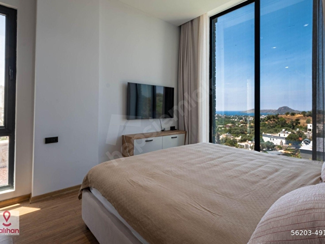 Yalıkavak Marina ve Deniz Manzaralı Eşyalı Müstakil Villa - Görsel 16