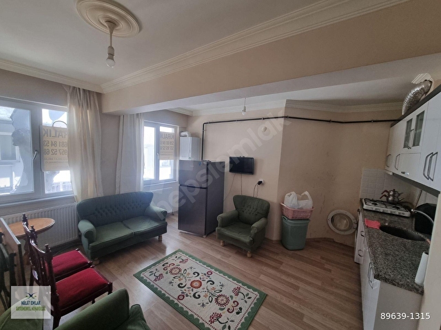 ORDU CADDESİ YAKINI EŞYALI KİRALIK 1+1 YÜKSEK GİRİŞ YENİ DAİRE