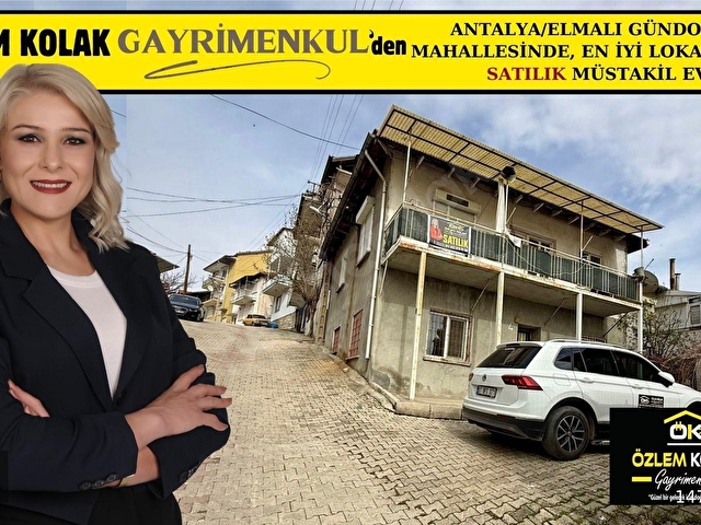 !! ÖZLEM KOLAK GAYRİMENKULden !! ELMALI/ANTALYA GÜNDOĞAN MAHALLESİNDE SATILIK MÜSTAKİL EV !!