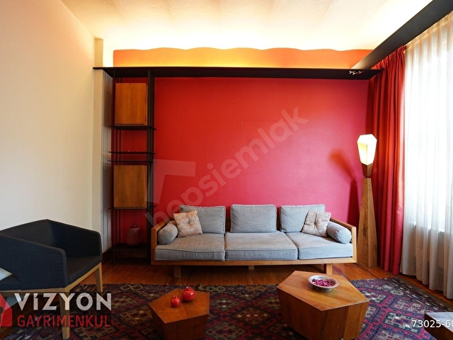 BEYOĞLUNDA ÖZEL TASARIM 2+1 YÜKSEK TAVANLI EŞYALI DAİRE - Görsel 7