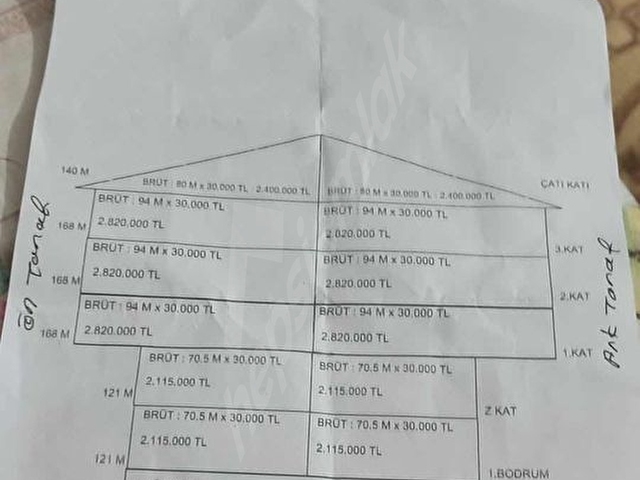 KENTSELDEN 2+1 UYGUN SATILIK KELEPİR DAİRE 70 M2