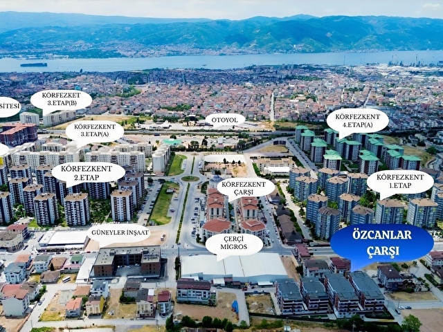 ÖZCANLAR ÇARŞI DA_ARAKAT_GÜNEY CEPHE_40 M2 TERASLI_3+1 DAİRE - Görsel 4