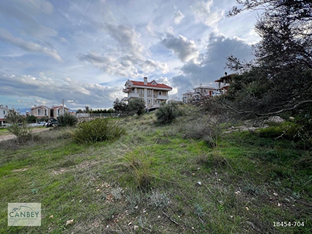 Datça merkezde deniz gören 500 m2 konut imarlı satılık parsel - Görsel 27