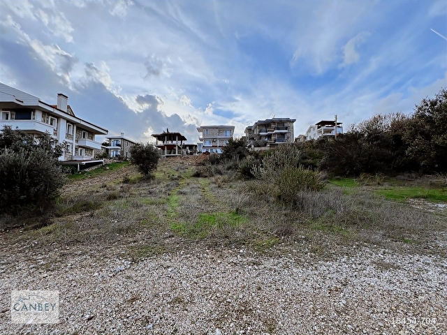Datça merkezde deniz gören 500 m2 konut imarlı satılık parsel - Görsel 21