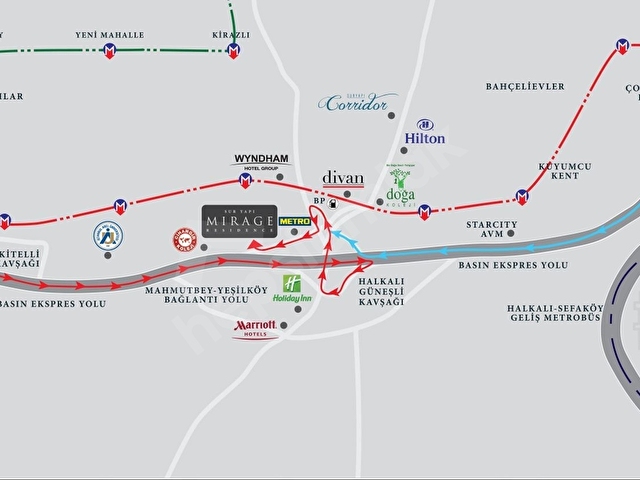 SUR YAPI MİRAGE ÇARŞIDA NA-TAMAM KİRALIK 134 m2 DÜKKAN - Görsel 20
