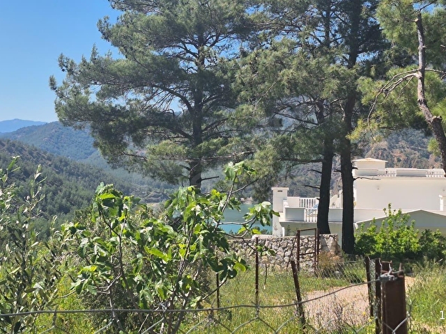 DALAMAN TAŞLIBURUNDA ÇAY MANZARALI 3 DÖNÜM ARAZİ + EV - Görsel 6