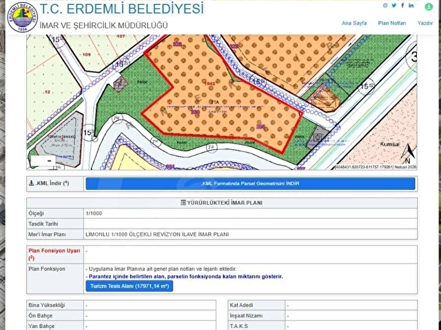 LEMANS MAHALLESİNDE 190 M2 ARSA,  DUBLEX VİLLA PROJELİ ,DENİZE SIFIR - Görsel 4