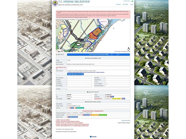 LEMANS MAHALLESİNDE 190 M2 ARSA,  DUBLEX VİLLA PROJELİ ,DENİZE SIFIR - Görsel 2