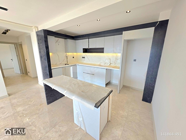 KUŞADASINDA DENİZ MANZARALI 2+1 SIFIR YATAY MİMARİ SATILIK DAİRE - Görsel 5