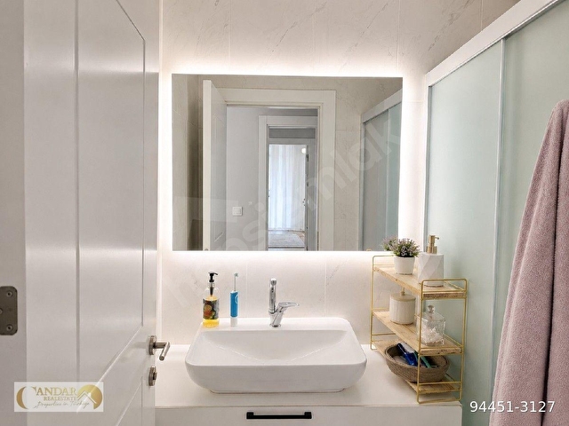 HURMA MERKEZDE HAVUZLU SİTEDE GENİŞ EŞYALI 2+1 SATILIK DAİRE - Görsel 20