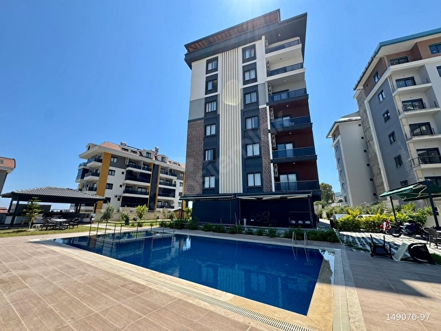 ALANYA ÇIPLAKLIDA KİRALIK 1+1 SİTE İÇİ HAVUZLU EŞYALI LÜKS DAİRE - Görsel 14