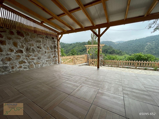 ÇANAKKALE BAYRAMİÇ KAYKILAR KÖYÜ 513 M2 BAHÇELİ MÜSTAKİL TAŞ EV - Görsel 19