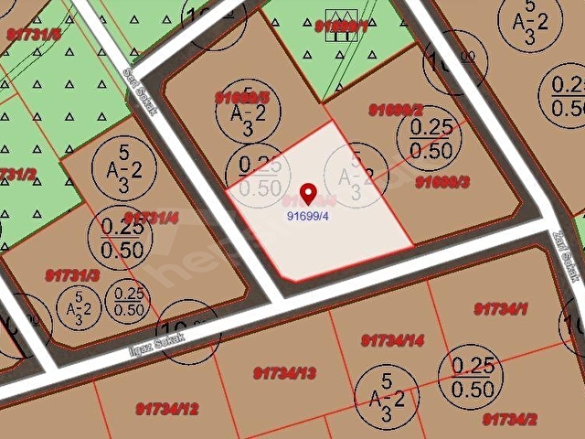 EVORA dan HİSARda BULVAR YOLA YAKIN YATIRIMA UYGUN 840m² HİSSE
