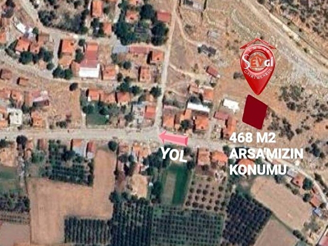 ELMALI YUVA MAHALLESİNDE MÜSTAKİL TAPULU İKİ KATA MÜSAİT 468 m² SATILIK ARSA - Görsel 3