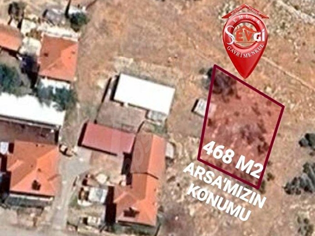 ELMALI YUVA MAHALLESİNDE MÜSTAKİL TAPULU İKİ KATA MÜSAİT 468 m² SATILIK ARSA