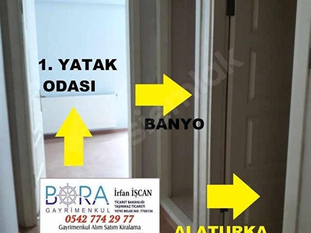 BORAdan, Yalova Çiftlikköy M.A.ERSOY Mah.de 139 m² Ara Kat 3+1 - Görsel 3