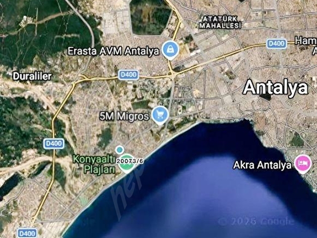 ANTALYA KONYAALTI BÖLGESİNDE KAT KARŞILIĞI ARSA 7 KAT İMARLI ARS - Görsel 2