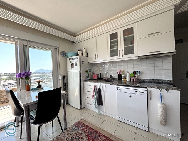 OBADA HAVUZLU SİTEDE KALE DENİZ MANZARALI 2+1 EŞYALI KUPON DAİRE - Görsel 16