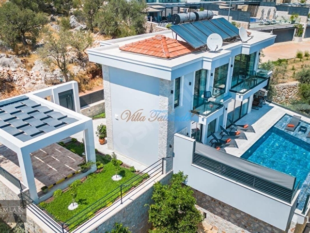 Günlük Kiralık 3 Odalı Villa - Antalya Kaş Kalkan Mahallesi - 6 Kişi Kapasiteli - Görsel 2