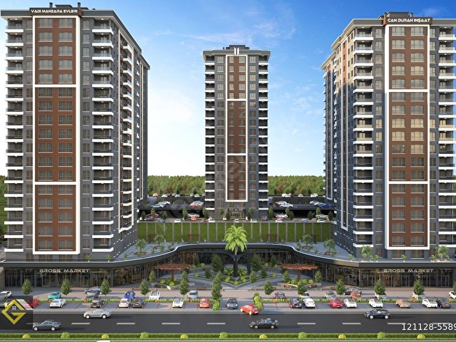 VADİ MANZARA 6. ETAP 1+1 TAKASA AÇIK FIRSAT DAİRE !!!