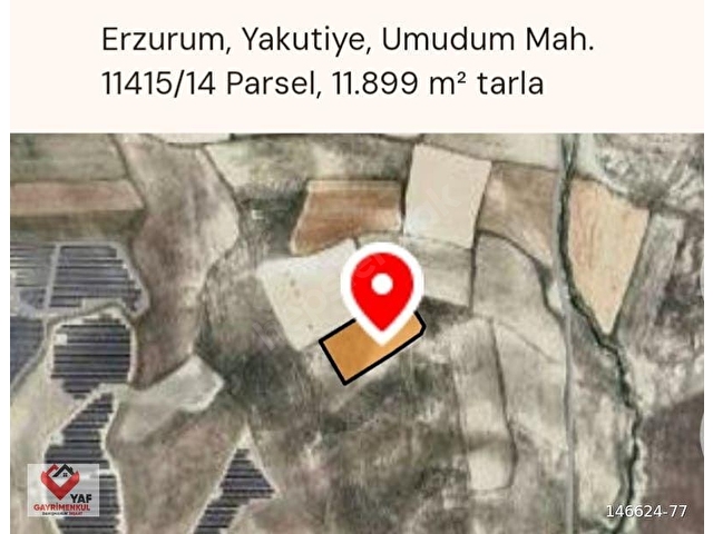 Satılık Tarla – Erzurum Yakutiye Umudum Mahallesi - Görsel 5