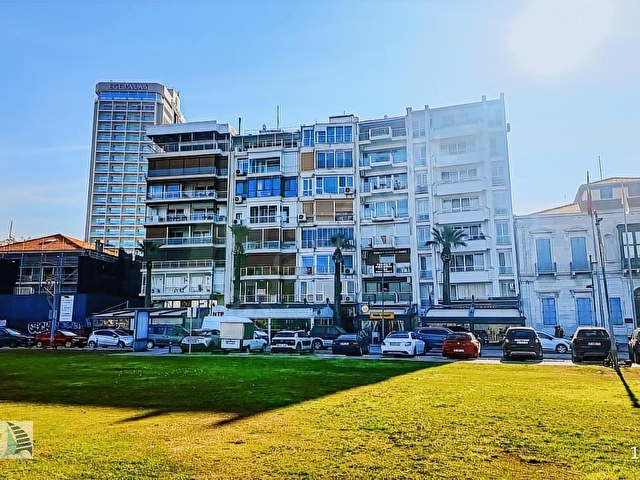 1.Kordonda Gündoğdu Meydanı Cepheli Kiralık Full Deniz Manzaralı - Görsel 11