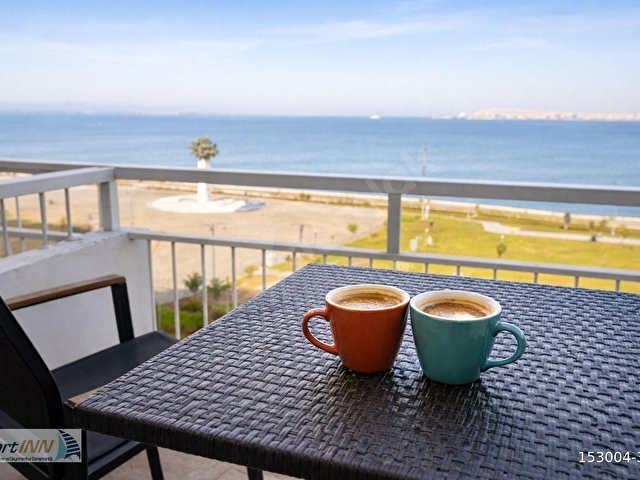 1.Kordonda Gündoğdu Meydanı Cepheli Kiralık Full Deniz Manzaralı - Görsel 23