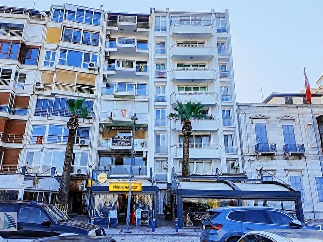 1.Kordonda Gündoğdu Meydanı Cepheli Kiralık Full Deniz Manzaralı - Görsel 27