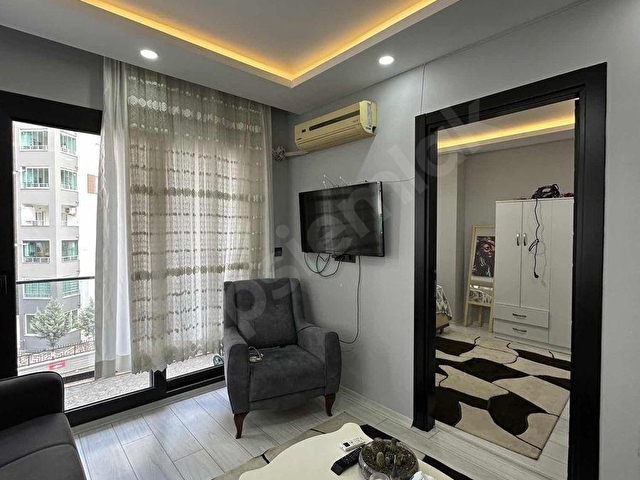 ÇARKIPAREde STAD KARŞISI 1+1 HASARSIZ SATILIK KÖŞE DAİRE - Görsel 14