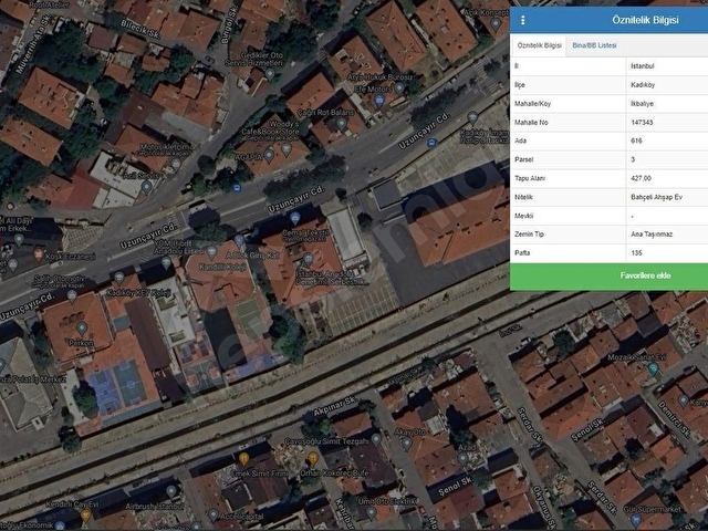 Kadıköy Hasanpaşada 1.065 m Müstakil Parsel - Görsel 13