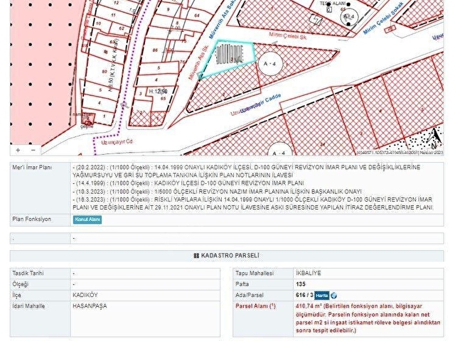 Kadıköy Hasanpaşada 1.065 m Müstakil Parsel - Görsel 15