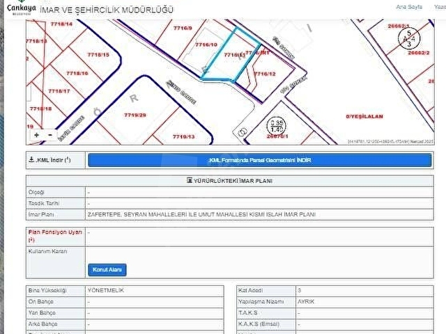 SAHİBİNDEN ,METİN OKTAY MAH.DE, VADI MANZARALI ,4 KAT KOTLU ,48 M2 ARSA  PROJELİ, 6.750.000 TL - Görsel 3