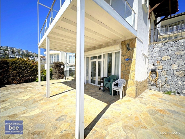 BODRUM ADABÜKÜ  PLAJLARA YAKIN TAM MÜSTAKİL FULL EŞYALI PANAROMİK MANZARALI TRİPLEX EV - Görsel 6